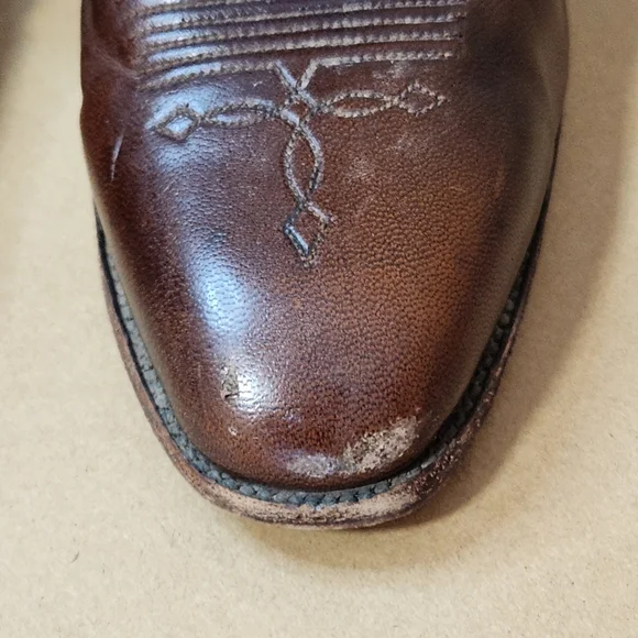 Dan Post Brown Leather Western Boots
